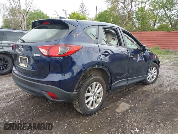 2013 Mazda CX-5 Sport with VIN JM3KE2BE1D0160254, listed as a IAAI auction lot 42256555 with 136,476 mi miles and . Bid and sale history available at DreamBid. Image 4.