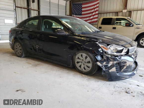 2019 Kia Rio S with VIN 3KPA24AB3KE200547, listed as a Copart auction lot 61729824 with 47,969 mi miles and Salvage Title. Bid and sale history available at DreamBid. Image 4.