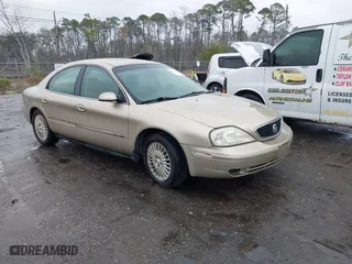 2001 Mercury Sable GS with VIN 1MEFM50U31A629180, listed as a IAAI auction lot 41655026 with 166,829 mi miles. Bid and sale history available at carsss.com. Image 1.