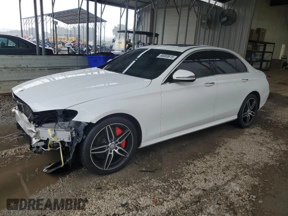 2017 Mercedes-Benz E 300 Luxury with VIN WDDZF4JBXHA108666, listed as a Copart auction lot 60083615 with 84,705 mi miles and Salvage title. Bid and sale history available at DreamBid. Image 1.