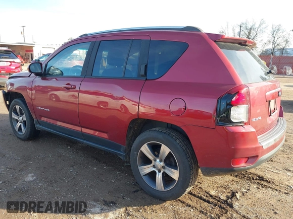 2016 Jeep Compass High Altitude Edition with VIN 1C4NJDEB0GD546448, listed as a IAAI auction lot 41440390 with 139,722 mi miles. Bid and sale history available at carsss.com. Image 3.