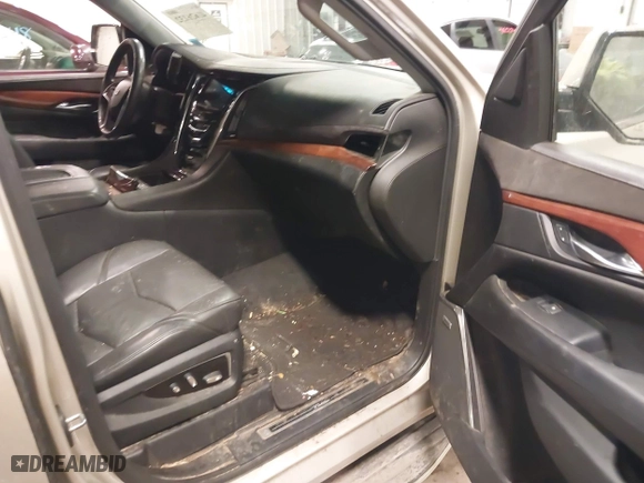 2017 Cadillac Escalade Premium Luxury with VIN 1GYS4CKJ9HR390988, listed as a IAAI auction lot 41626132 with 166,185 mi miles. Bid and sale history available at carsss.com. Image 5.