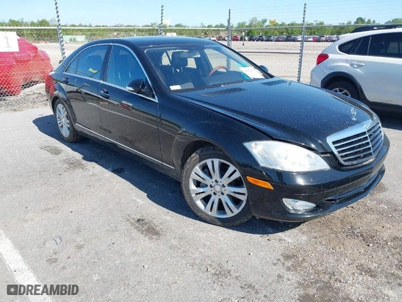 2009 Mercedes-Benz S-Class 5.5L V8 with VIN WDDNG86X19A239123, listed as a IAAI auction lot 41981456 with 120,975 mi miles. Bid and sale history available at carsss.com. Image 1.