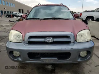 2005 Hyundai Santa Fe GLS with VIN KM8SC73DX5U878943, listed as a Copart auction lot 61337024 with 127,857 mi miles and Salvage Title. Bid and sale history available at carsss.com. Image 5.