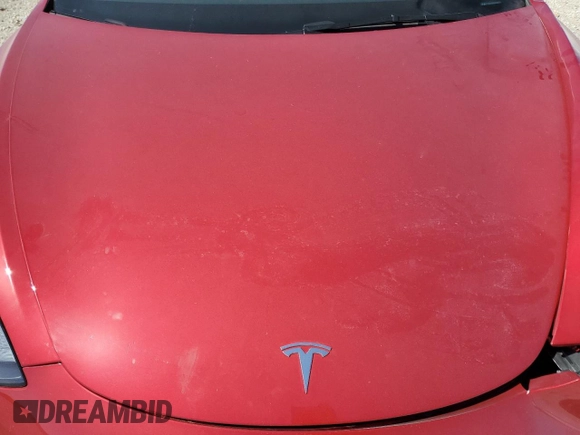 2023 Tesla Model 3 with VIN 5YJ3E1EA3PF698265, listed as a Copart auction lot 53067455 with 12,192 mi miles and Salvage title. Bid and sale history available at DreamBid. Image 12.