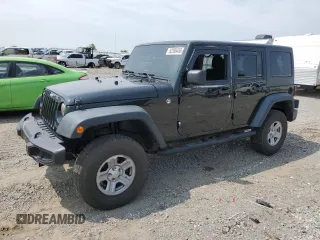 2012 Jeep Wrangler Unlimited Sport with VIN 1C4BJWDGXCL222211, listed as a Copart auction lot 52395455 with 164,491 mi miles and Salvage title. Bid and sale history available at DreamBid. Image 1.