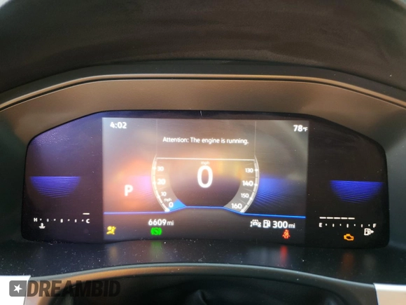 2022 Volkswagen Atlas SE with VIN 1V2DC2CA3NC224618, listed as a Copart auction lot 37555083 with 6,609 mi miles and . Bid and sale history available at DreamBid. Image 9.