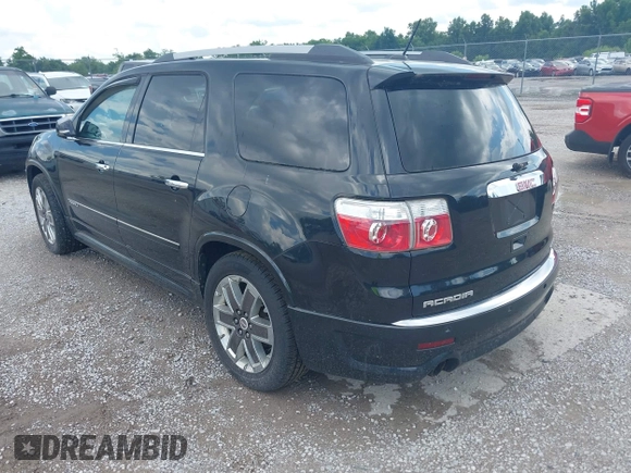 2012 GMC Acadia Denali with VIN 1GKKVTED3CJ168189, listed as a IAAI auction lot 42761716 with 195,551 mi miles and . Bid and sale history available at DreamBid. Image 3.
