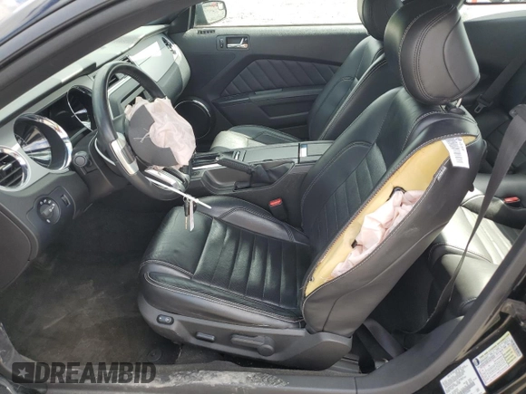 2014 Ford Mustang V6 with VIN 1ZVBP8AM9E5244581, listed as a Copart auction lot 55741495 with 78,705 mi miles and Salvage Title. Bid and sale history available at DreamBid. Image 7.