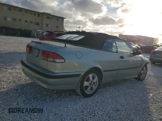 2002 Saab 9-3 SE with VIN YS3DF78KX27011783, listed as a Copart auction lot 43428015 with 115,846 mi miles and Salvage Title. Bid and sale history available at carsss.com. Image 3.