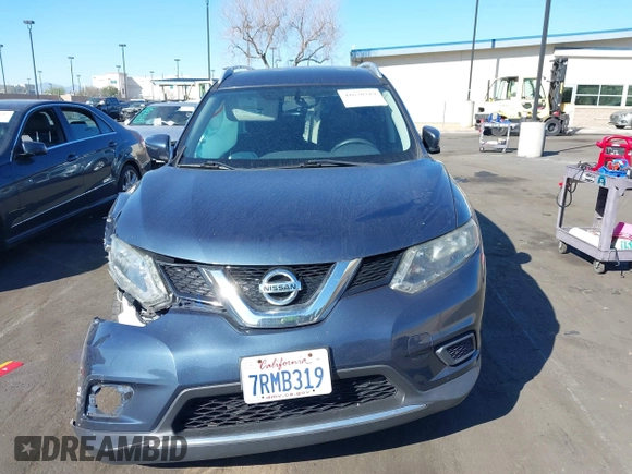 2016 Nissan Rogue SV with VIN KNMAT2MT5GP629279, listed as a IAAI auction lot 41670319 with 110,761 mi miles. Bid and sale history available at carsss.com. Image 13.