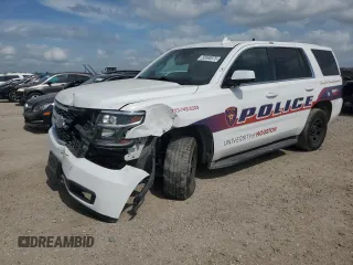 2016 Chevrolet Tahoe Commercial with VIN 1GNLCDEC8GR327693, listed as a Copart auction lot 50690575 with 82,017 mi miles and Salvage title. Bid and sale history available at DreamBid. Image 1.