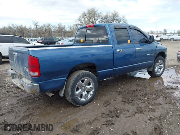 2004 Dodge 1500 SLT with VIN 1D7HU18D24S662134, listed as a IAAI auction lot 42080720 with 256,402 mi miles and . Bid and sale history available at carsss.com. Image 4.