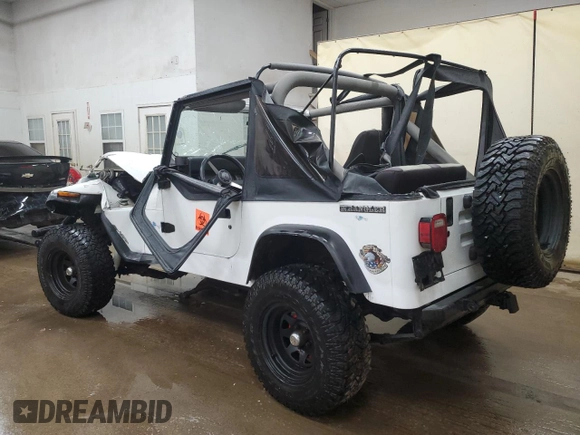 1990 Jeep Wrangler S with VIN 2J4FY19E8LJ541713, listed as a Copart auction lot 60809655 with 134,077 mi miles and Clean title. Bid and sale history available at DreamBid. Image 2.