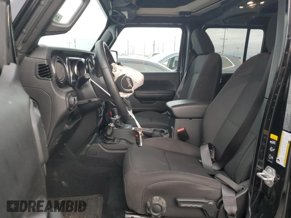 2022 Jeep Wrangler Unlimited High Tide with VIN 1C4HJXDG4NW179888, listed as a Copart auction lot 82601624 with 15,631 mi miles and Salvage Title. Bid and sale history available at DreamBid. Image 7.