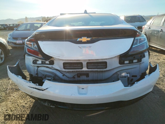 2017 Chevrolet Volt LT with VIN 1G1RC6S55HU106449, listed as a Copart auction lot 68935232 with 42,814 mi miles. Bid and sale history available at carsss.com. Image 6.