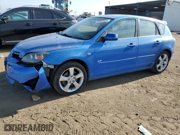 2006 Mazda 3 S Grand Touring with VIN JM1BK343861434940, listed as a Copart auction lot 63624024 with 56,737 mi miles and Salvage Title. Bid and sale history available at DreamBid. Image 1.