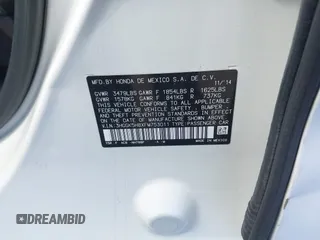 2015 Honda Fit EX-L with VIN 3HGGK5H8XFM753011, listed as a IAAI auction lot 41878734 with 121,514 mi miles and . Bid and sale history available at DreamBid. Image 9.
