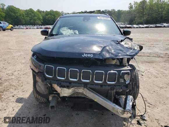 2022 Jeep Compass Latitude с VIN 3C4NJDBB7NT231769, выставлен на аукционе Copart как лот 55791685 с пробегом 57 942 миль миль и Списание • Salvage title. История ставок и продаж доступна на DreamBid. Изображение 5.