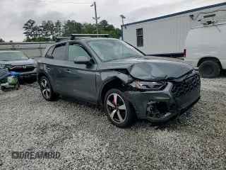 2024 Audi Q5 S line Premium Plus with VIN WA1EAAFY2R2145381, listed as a Copart auction lot 55919225 with Not provided miles and Salvage title. Bid and sale history available at DreamBid. Image 14.