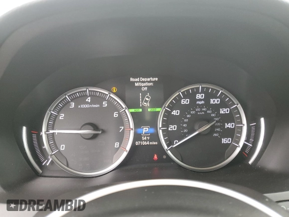 2020 Acura MDX Technology with VIN 5J8YD3H5XLL005025, listed as a Copart auction lot 47982295 with 71,064 mi miles and Salvage title. Bid and sale history available at DreamBid. Image 9.