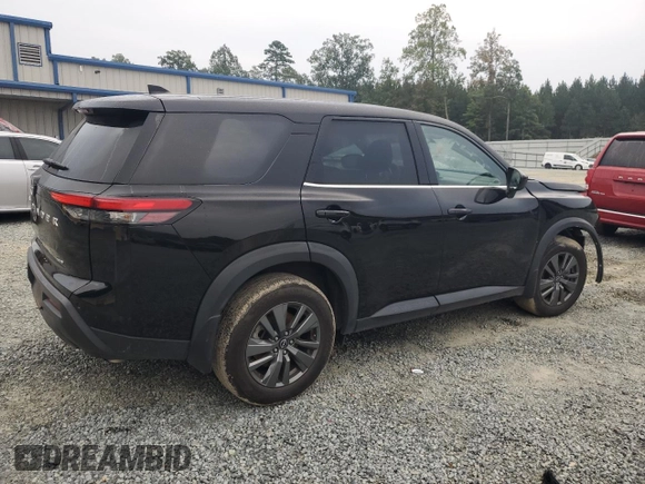 2023 Nissan Pathfinder S with VIN 5N1DR3AC9PC218234, listed as a Copart auction lot 73536874 with 24,322 mi miles and Salvage title. Bid and sale history available at DreamBid. Image 3.