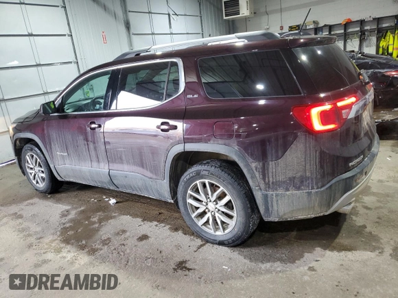 2018 GMC Acadia SLE z VIN 1GKKNSLS8JZ118592, wystawiony jako Copart lot #46140045 z przebiegiem 164 320 mil mil oraz Szkoda całkowita • Salvage title. Historia ofert i sprzedaży dostępna na DreamBid. Obrazek 2.