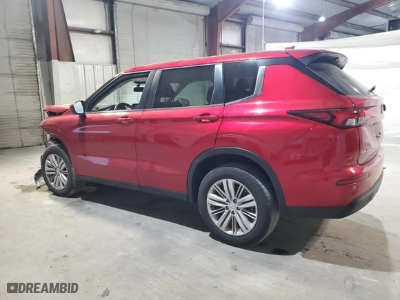 2024 Mitsubishi Outlander ES with VIN JA4J4UA83RZ004065, listed as a Copart auction lot 81395564 with 18,363 mi miles and Salvage Title. Bid and sale history available at carsss.com. Image 2.