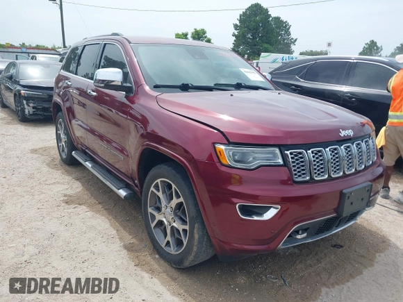 2020 Jeep Grand Cherokee Overland с VIN 1C4RJECG0LC145052, выставлен на аукционе IAAI как лот 42642395 с пробегом 81 113 миль миль и . История ставок и продаж доступна на DreamBid. Изображение 1.