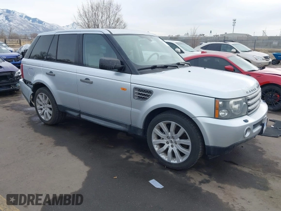 2006 Land Rover Range Rover Sport SC with VIN SALSH23406A960152, listed as a IAAI auction lot 41467139 with 167,916 mi miles. Bid and sale history available at carsss.com. Image 1.