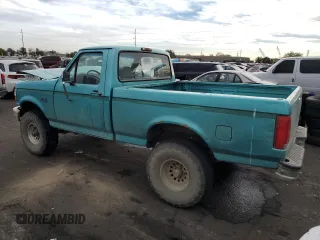 1995 Ford F-150 with VIN 1FTEF14NXSNA51477, listed as a Copart auction lot 76371134 with 113,544 mi miles and Salvage Title. Bid and sale history available at carsss.com. Image 2.