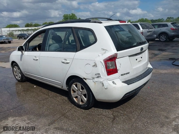 2008 Kia Rondo EX with VIN KNAFG525487184029, listed as a IAAI auction lot 41808911 with 147,591 mi miles. Bid and sale history available at carsss.com. Image 3.