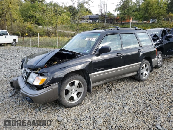 1998 Subaru Forester S with VIN JF1SF6557WH708499, listed as a Copart auction lot 71622134 with 88,237 mi miles and Salvage Title. Bid and sale history available at carsss.com. Image 1.