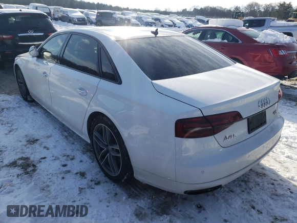2017 Audi A8 Sport with VIN WAU43AFD1HN010007, listed as a Copart auction lot 86242694 with 68,612 mi miles and Salvage Title. Bid and sale history available at DreamBid. Image 2.