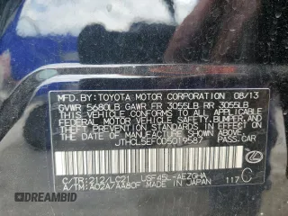 2013 Lexus LS 460 z VIN JTHCL5EF0D5019587, wystawiony jako Copart lot #56037955 z przebiegiem 139 382 mil mil oraz Szkoda całkowita • Salvage title. Historia ofert i sprzedaży dostępna na DreamBid. Obrazek 12.