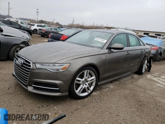 2016 Audi A6 2.0T Premium Plus with VIN WAUGFAFC9GN143513, listed as a Copart auction lot 68747952 with 72,860 mi miles. Bid and sale history available at carsss.com. Image 1.