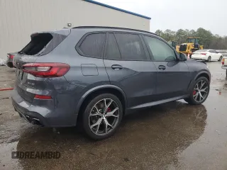 2022 BMW X5 sDrive40i with VIN 5UXCR4C02N9J24164, listed as a Copart auction lot 44761855 with 51,995 mi miles and Salvage Title. Bid and sale history available at carsss.com. Image 3.