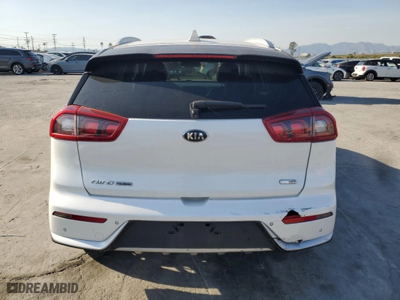2017 Kia Niro Touring with VIN KNDCE3LC2H5079191, listed as a Copart auction lot 50053415 with 123,138 mi miles and Salvage Title. Bid and sale history available at carsss.com. Image 6.