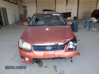 2008 Kia Spectra with VIN KNAFE161285017945, listed as a Copart auction lot 47926845 with 181,054 mi miles and Salvage Title. Bid and sale history available at carsss.com. Image 5.