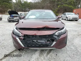 2024 Nissan Sentra SV with VIN 3N1AB8CV3RY244350, listed as a Copart auction lot 43572955 with 19,705 mi miles and Salvage title. Bid and sale history available at DreamBid. Image 5.
