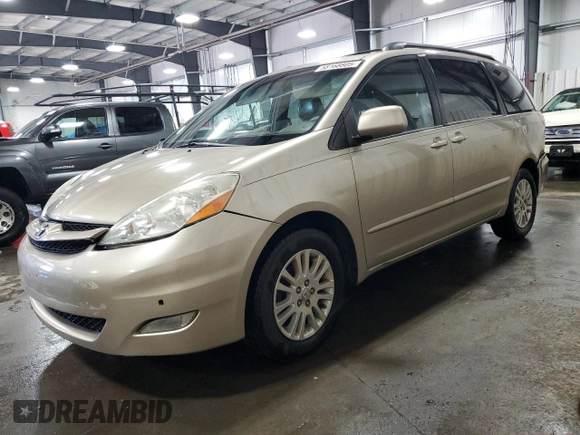 2010 Toyota Sienna XLE with VIN 5TDYK4CC9AS297214, listed as a Copart auction lot 58168805 with 166,970 mi miles and Salvage title. Bid and sale history available at DreamBid. Image 1.