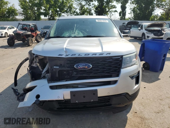2018 Ford Explorer Sport with VIN 1FM5K8GT0JGA33518, listed as a Copart auction lot 58261255 with 78,074 mi miles and Salvage title. Bid and sale history available at DreamBid. Image 5.
