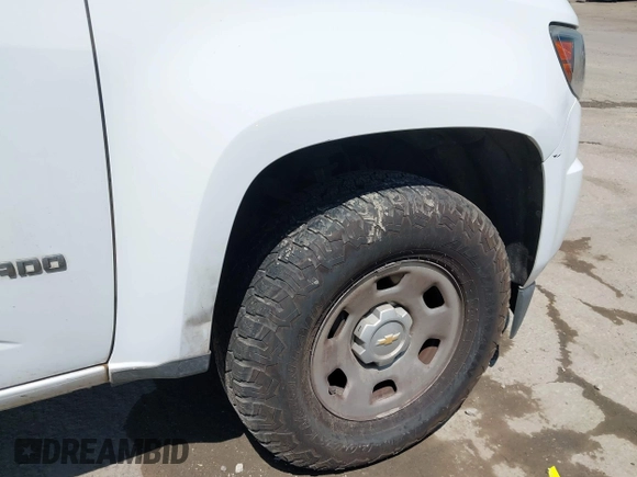 2018 Chevrolet Colorado 2WD Work Truck with VIN 1GCHSBEAXJ1287644, listed as a IAAI auction lot 42734585 with 110,496 mi miles and . Bid and sale history available at DreamBid. Image 20.