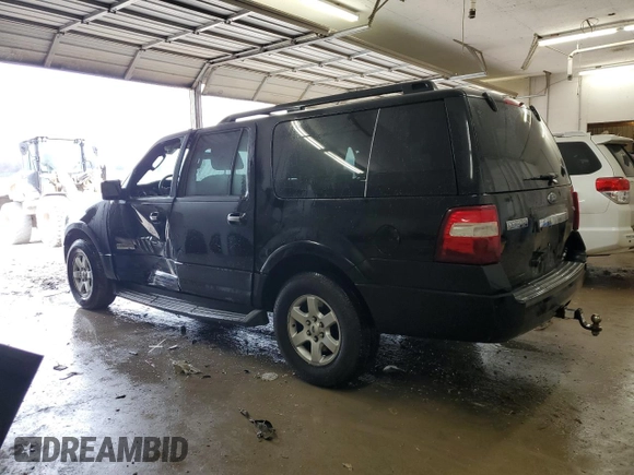 2008 Ford Expedition Max SSV with VIN 1FMFK15548LA18585, listed as a Copart auction lot 43823955 with 172,056 mi miles and Salvage title. Bid and sale history available at DreamBid. Image 2.