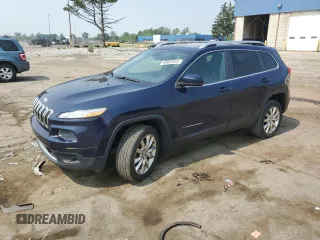 2014 Jeep Cherokee Limited with VIN 1C4PJLDB2EW238218, listed as a Copart auction lot 65024915 with 113,590 mi miles and Clean title. Bid and sale history available at DreamBid. Image 1.