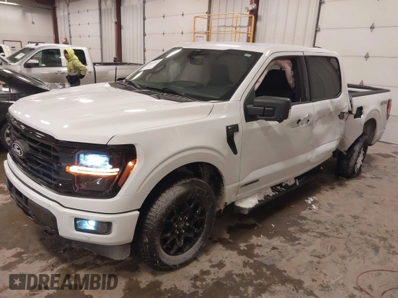 2024 Ford F-150 XLT with VIN 1FTFW3LDXRFB77996, listed as a IAAI auction lot 41611289 with 4,025 mi miles. Bid and sale history available at carsss.com. Image 17.