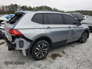 2023 Volkswagen Tiguan S with VIN 3VVRB7AX0PM107824, listed as a Copart auction lot 83444374 with 28,588 mi miles and Salvage title. Bid and sale history available at DreamBid. Image 3.