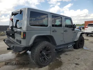 2017 Jeep Wrangler Unlimited 75th Anniversary with VIN 1C4BJWEG6HL676557, listed as a Copart auction lot 55426945 with 75,741 mi miles and Salvage title. Bid and sale history available at DreamBid. Image 3.