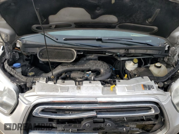 2015 Ford Transit XL with VIN 1FBZX2ZM7FKA38833, listed as a Copart auction lot 55867315 with 133,711 mi miles and Salvage Title. Bid and sale history available at DreamBid. Image 12.
