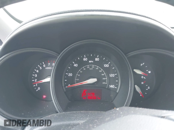 2014 Kia Rio EX with VIN KNADN4A36E6338670, listed as a IAAI auction lot 42035501 with 166,561 mi miles. Bid and sale history available at carsss.com. Image 15.